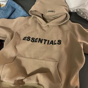 Essentials Beige Hoodie